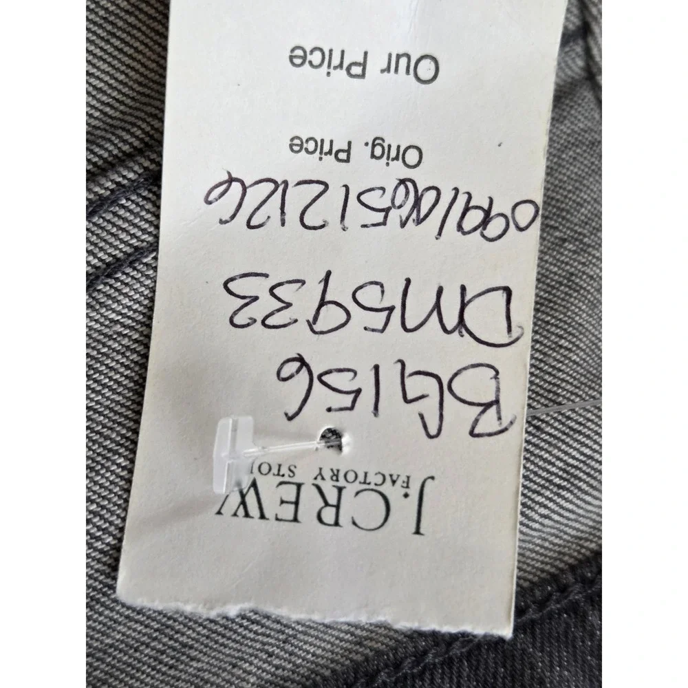 J. Crew Straight Fit Jeans Signature Mens 34x32 Gray NWT $138 BG156‎